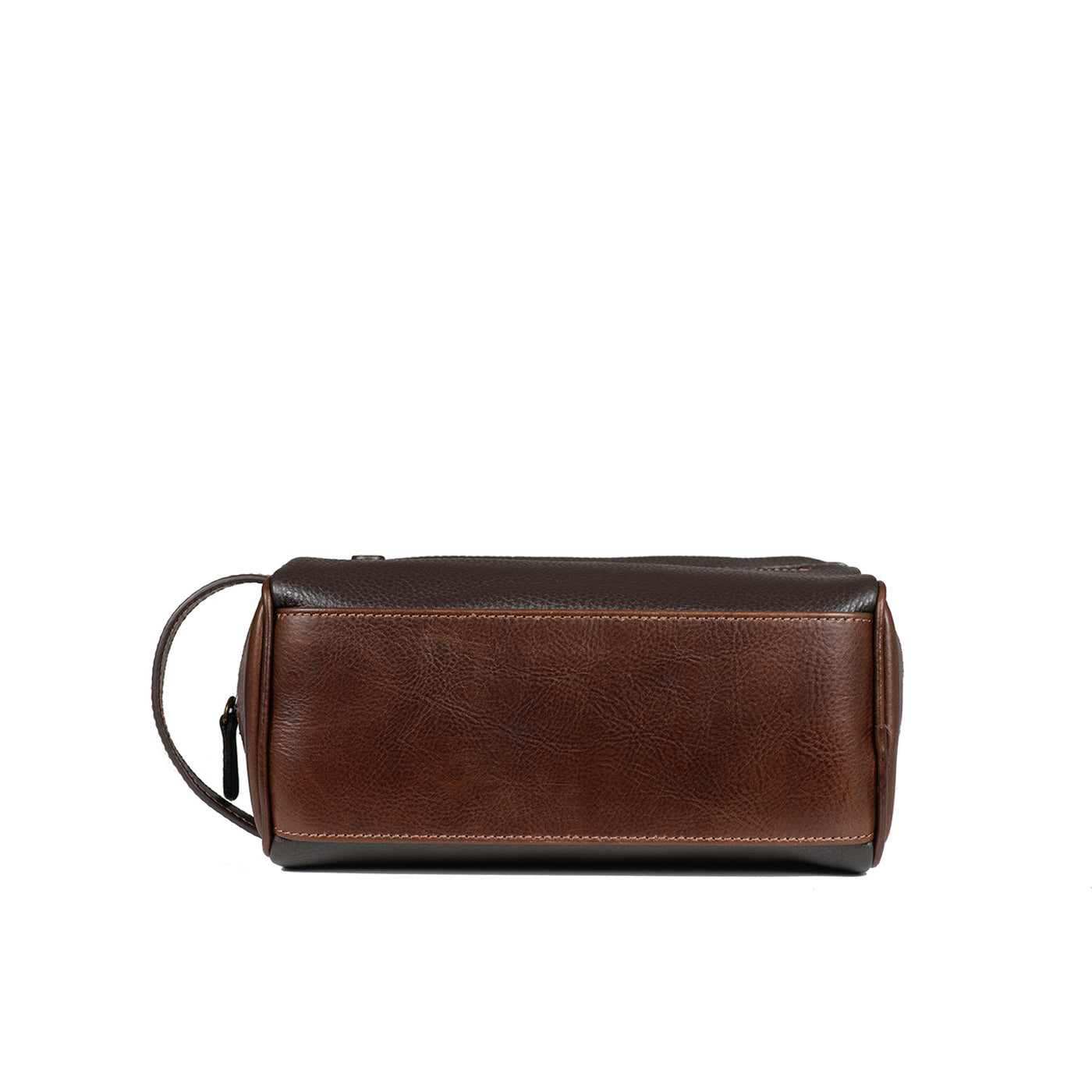 BIG TOILET BAG GRAIN DARK BROWN