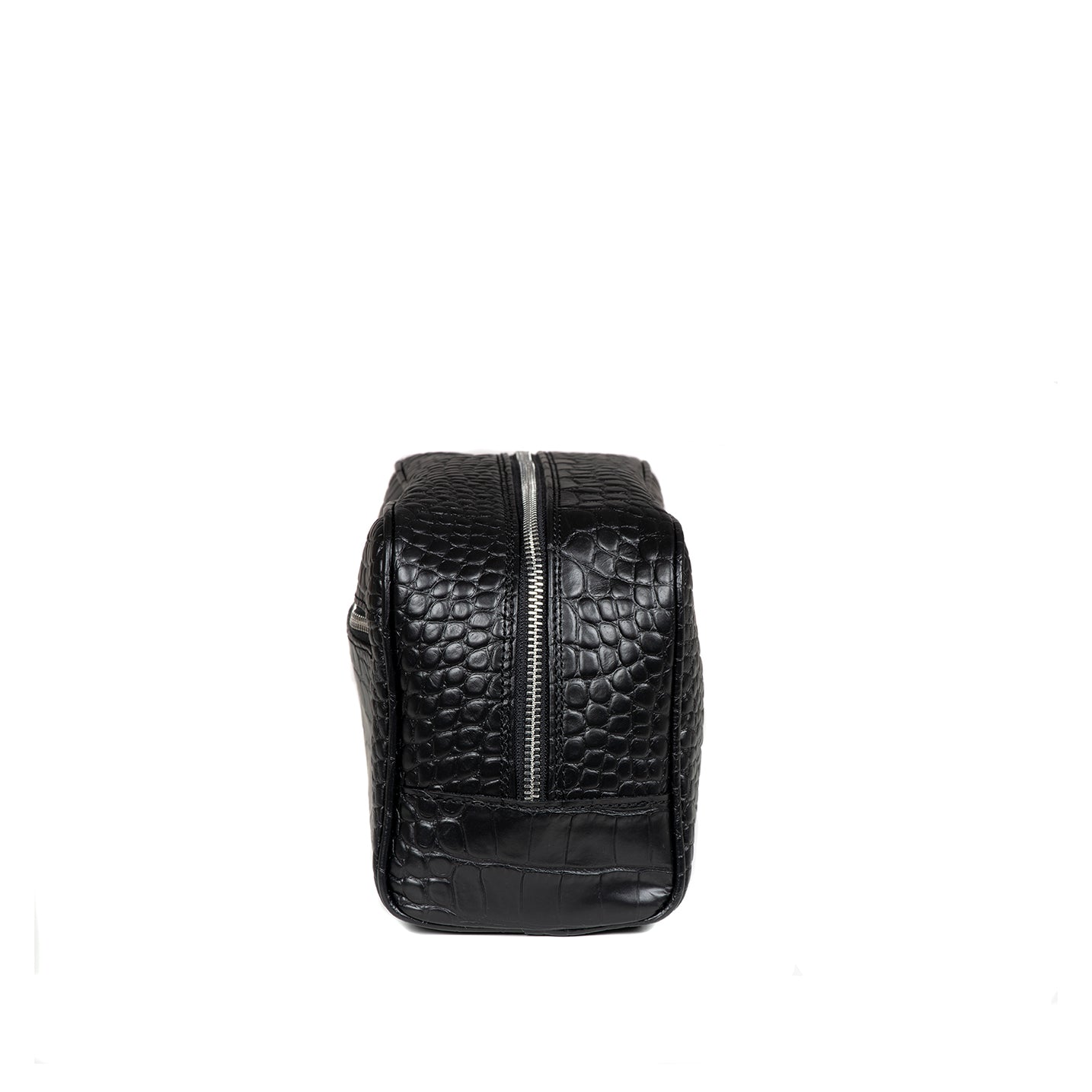 BIG TOILET BAG CROCO BLACK