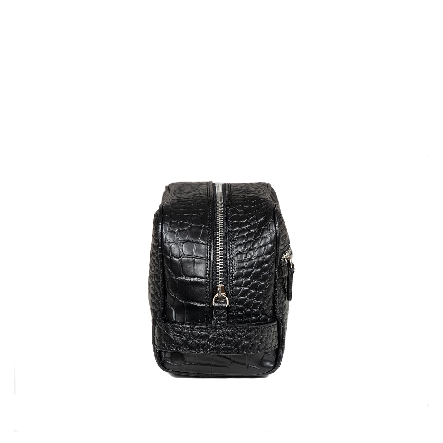 BIG TOILET BAG CROCO BLACK