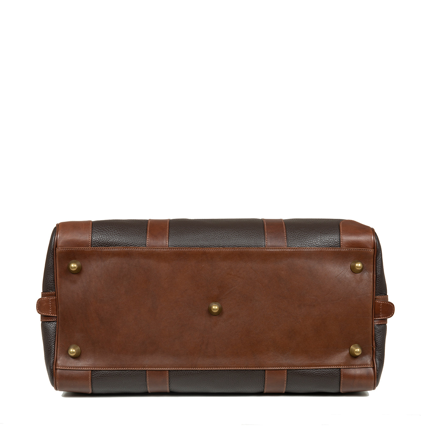 WEEKEND BAG GRAIN DARK BROWN