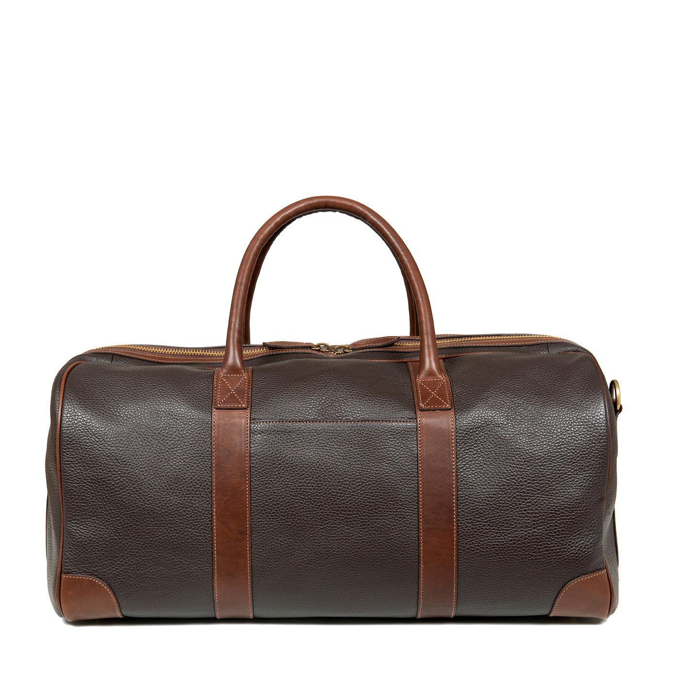 WEEKEND BAG GRAIN DARK BROWN