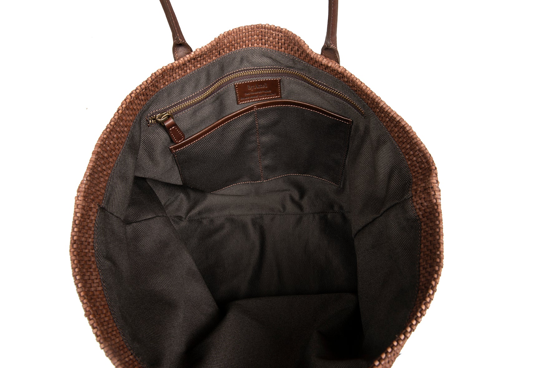 T.Moro Soft Woven Vachetta Tote