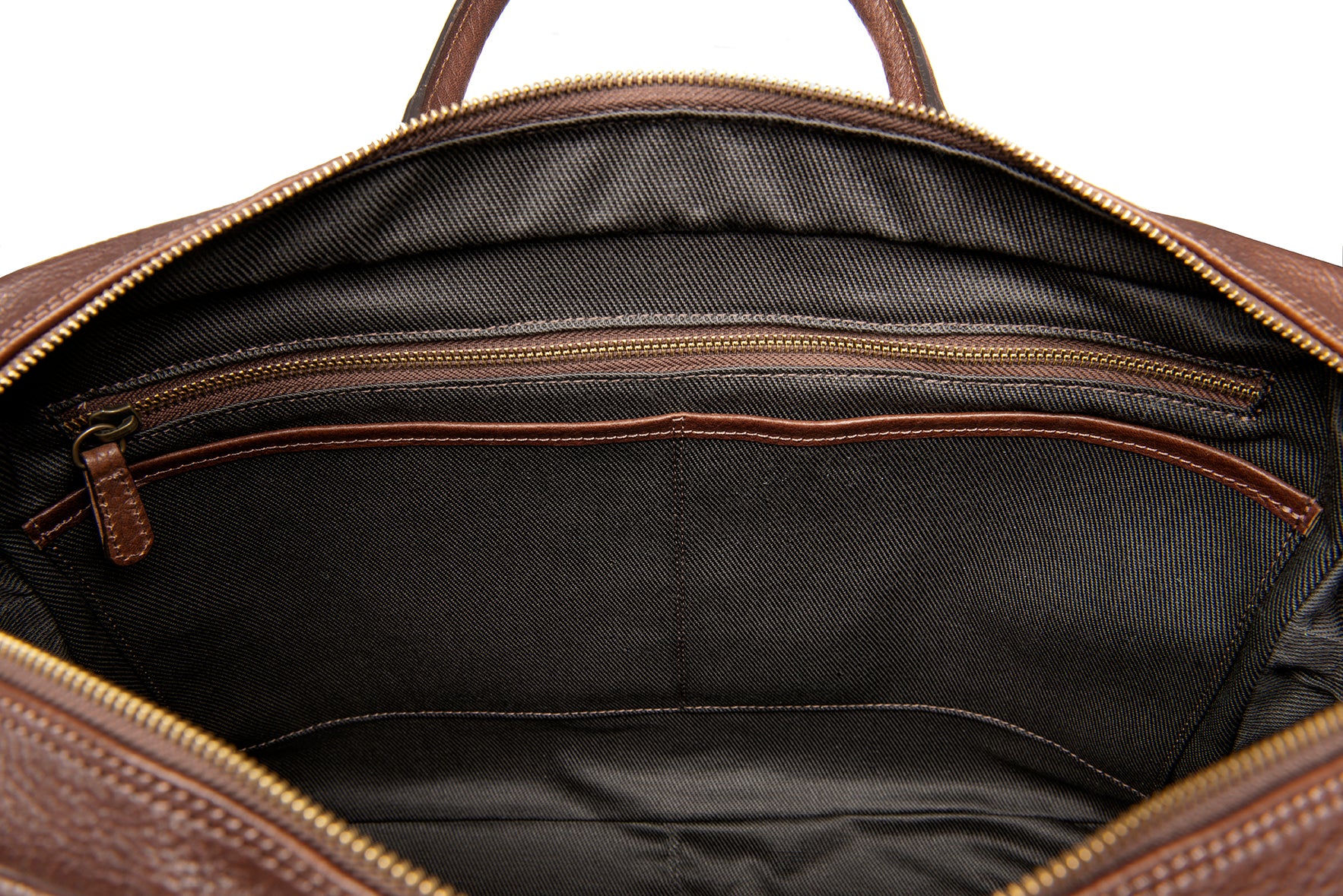 LAPTOP BAG GRAIN BROWN