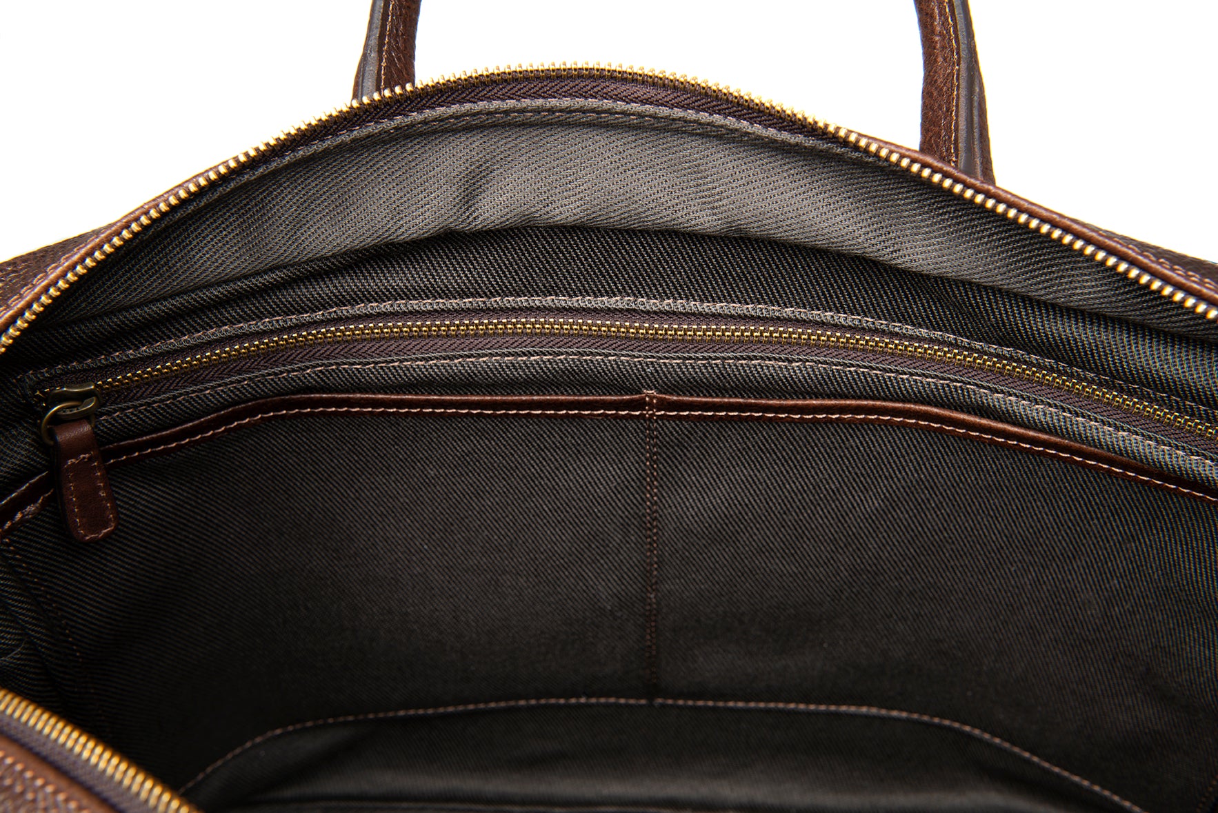 LAPTOP BAG GRAIN DARK BROWN