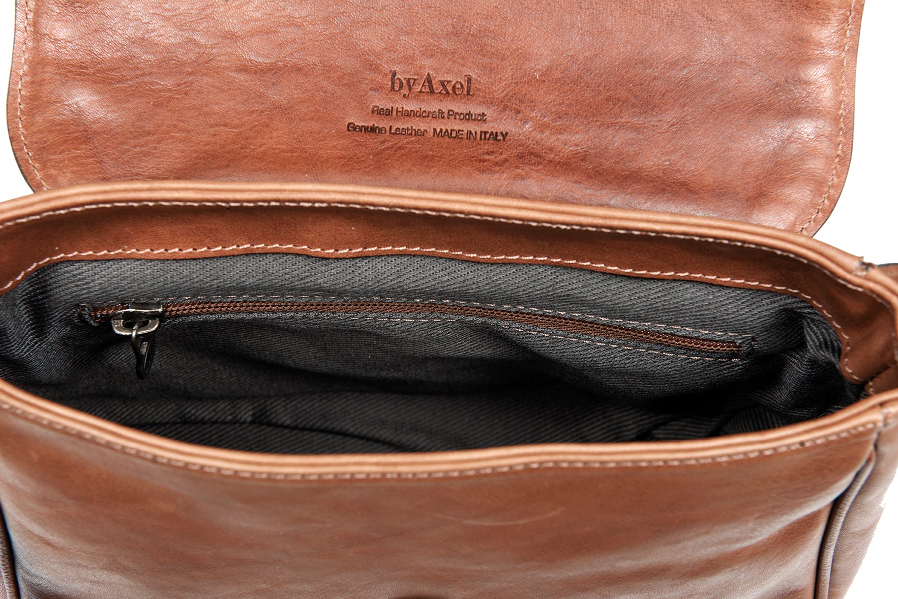 Saddle Bag Braided Brown
