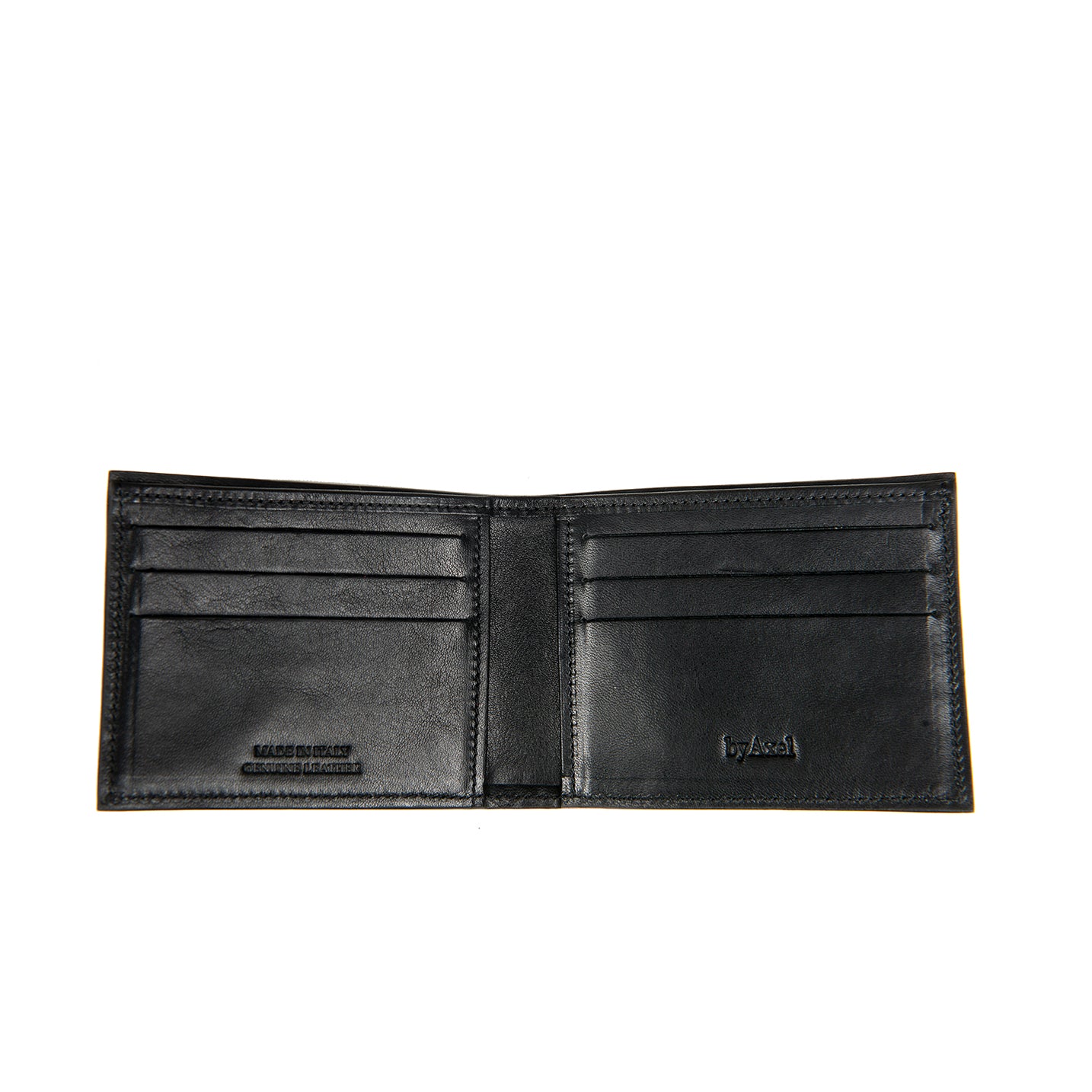 SLIM WALLET CROC BLACK