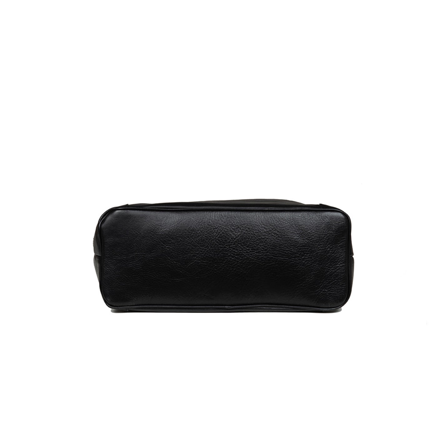 byAxel Tote Bag i svart läder tillverkad i italien