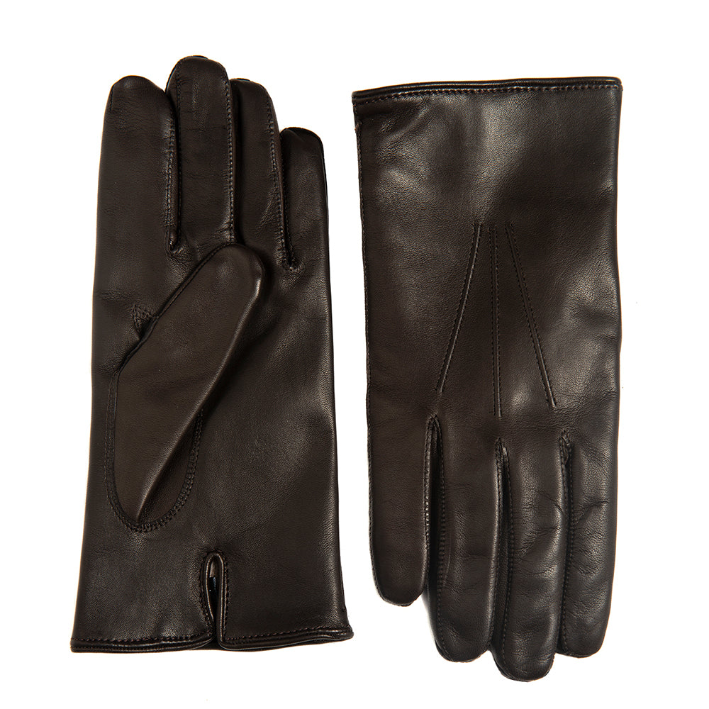 GLOVES DARK BROWN