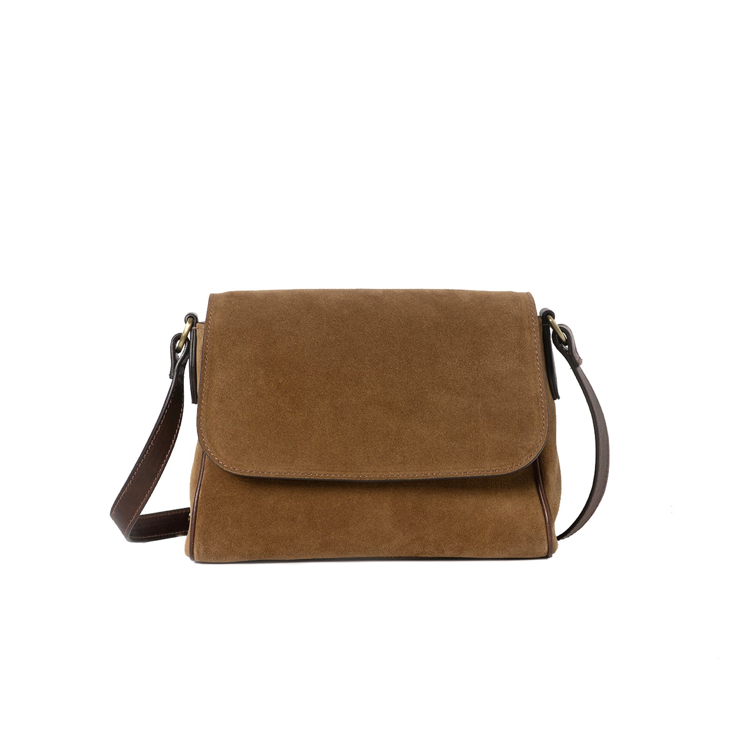 Saddle Bag Suede Chocolate