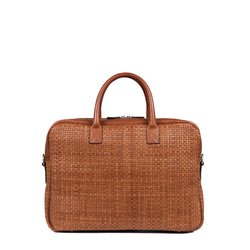 Laptop Bag Woven Brown
