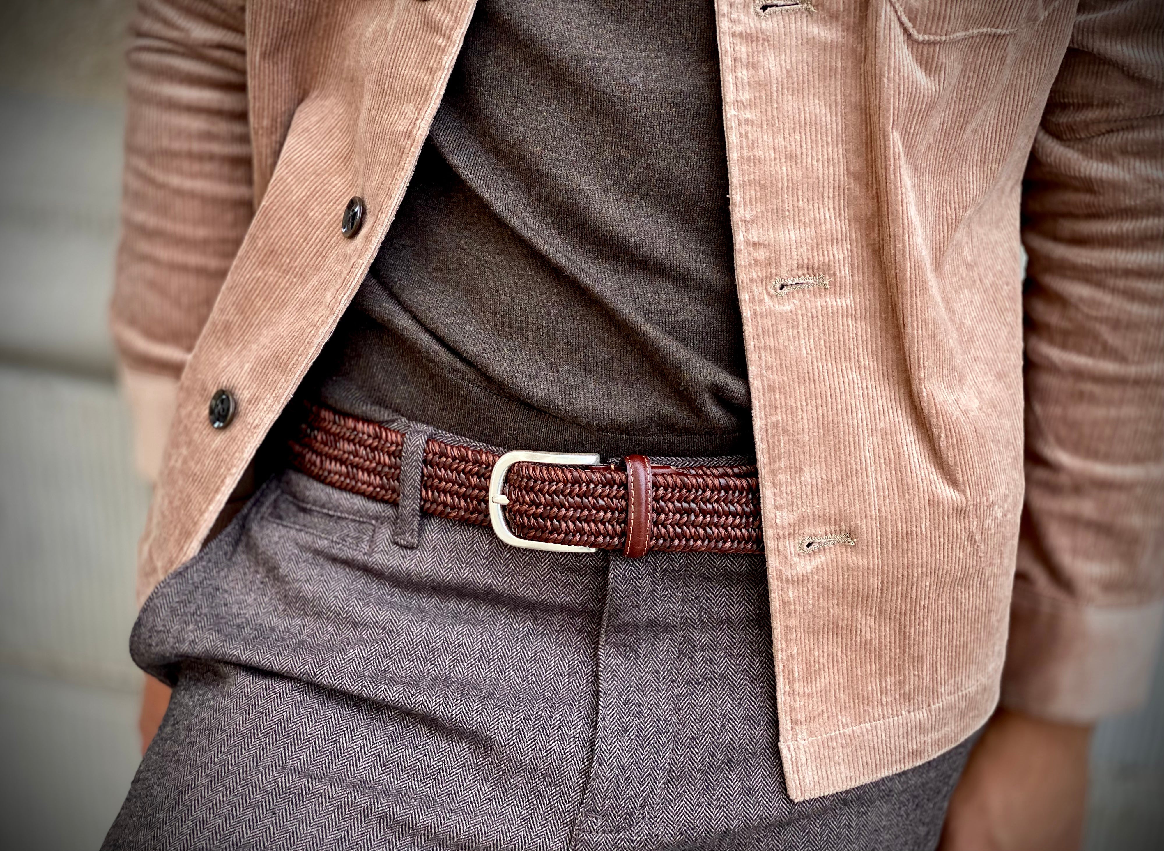 Milano Belt Dark Brown